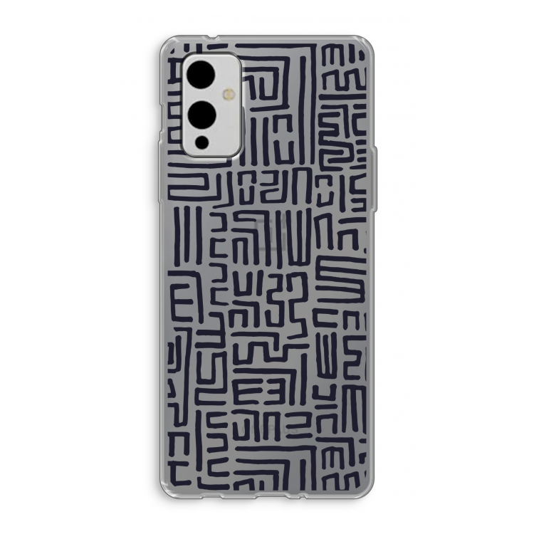 Moroccan Print: OnePlus 9 Transparant Hoesje