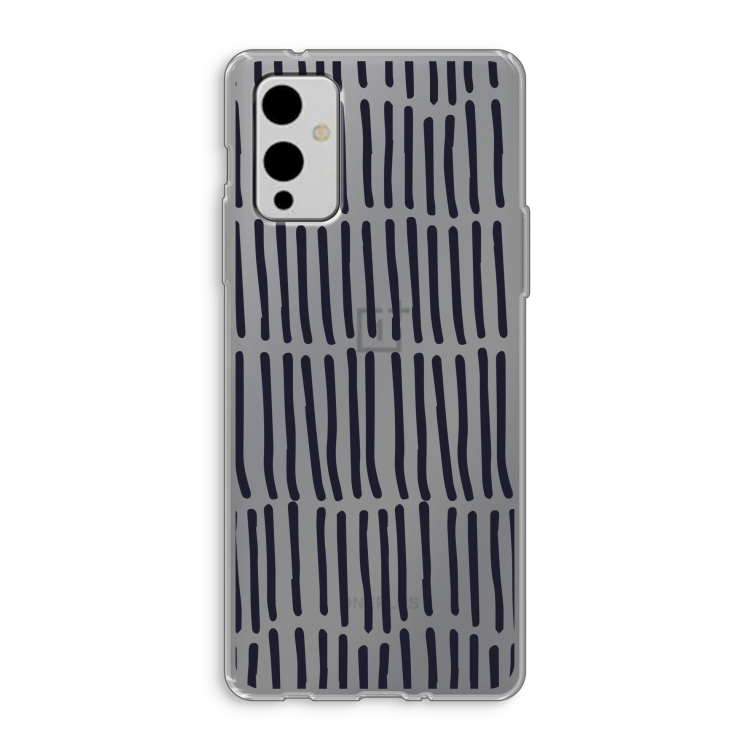 Moroccan stripes: OnePlus 9 Transparant Hoesje
