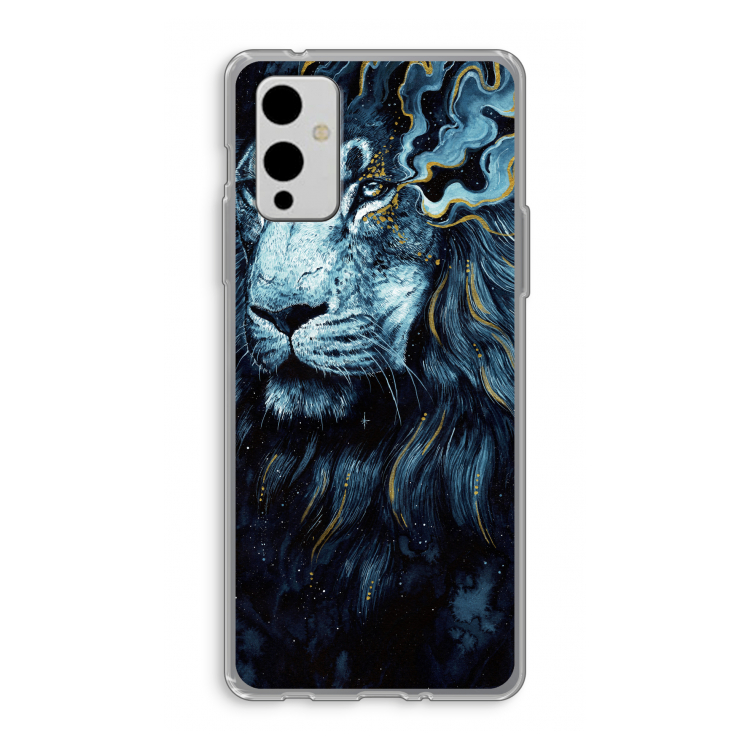 Darkness Lion: OnePlus 9 Transparant Hoesje