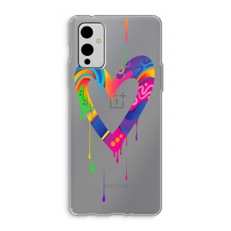Melts My Heart: OnePlus 9 Transparant Hoesje