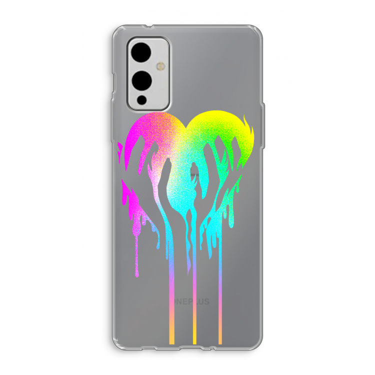 Hold My Heart: OnePlus 9 Transparant Hoesje