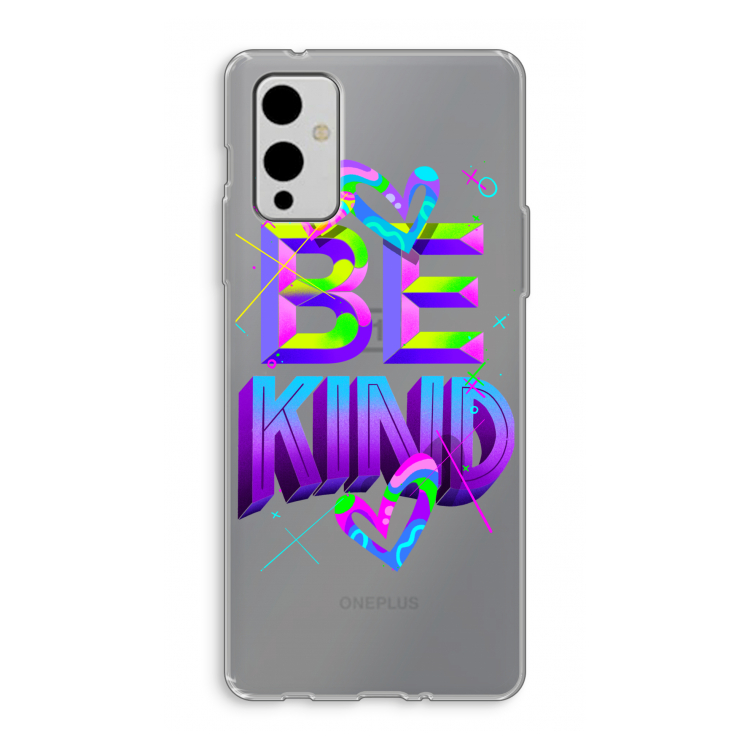 Be Kind: OnePlus 9 Transparant Hoesje
