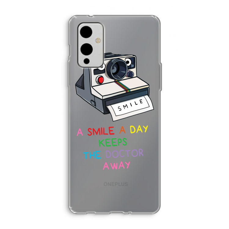 Smile: OnePlus 9 Transparant Hoesje