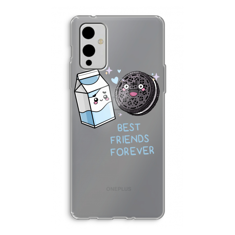 Best Friend Forever: OnePlus 9 Transparant Hoesje