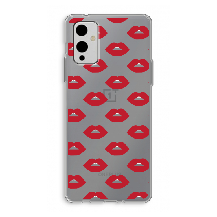 Lips: OnePlus 9 Transparant Hoesje