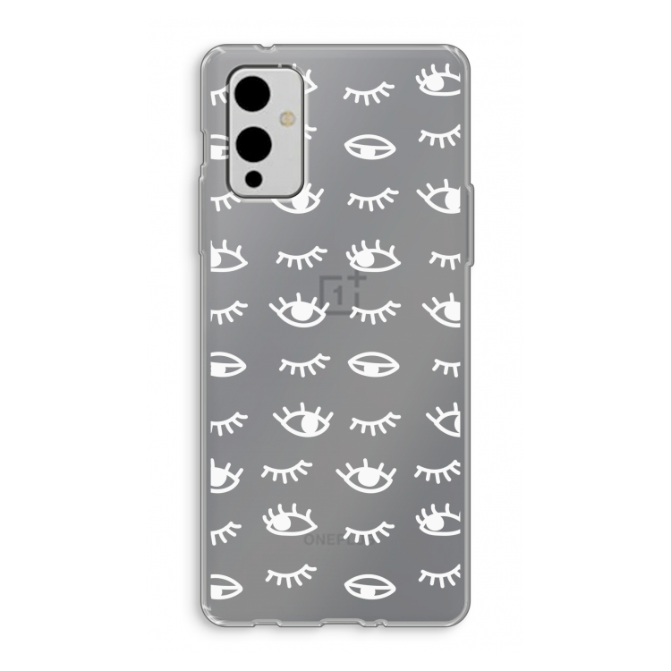 Eye pattern #3: OnePlus 9 Transparant Hoesje
