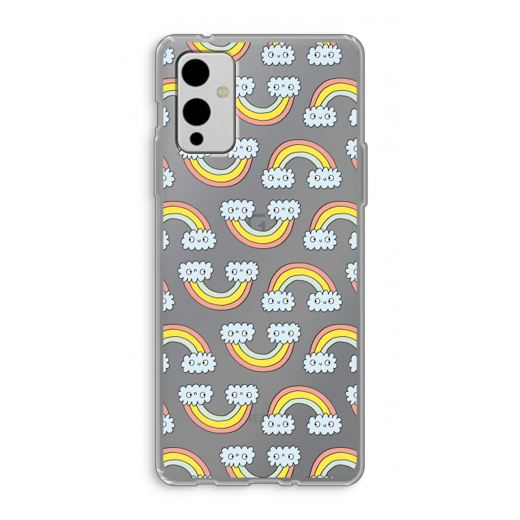 Regenboog: OnePlus 9 Transparant Hoesje