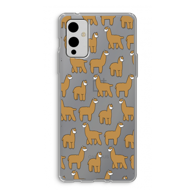 Alpacas: OnePlus 9 Transparant Hoesje