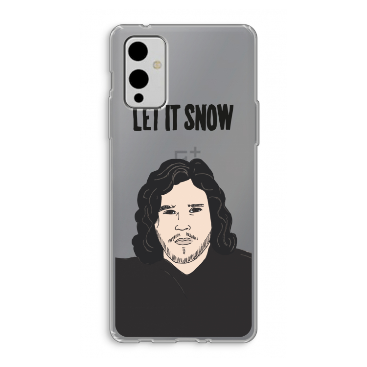 Let It Snow: OnePlus 9 Transparant Hoesje