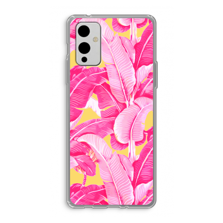 Pink Banana: OnePlus 9 Transparant Hoesje