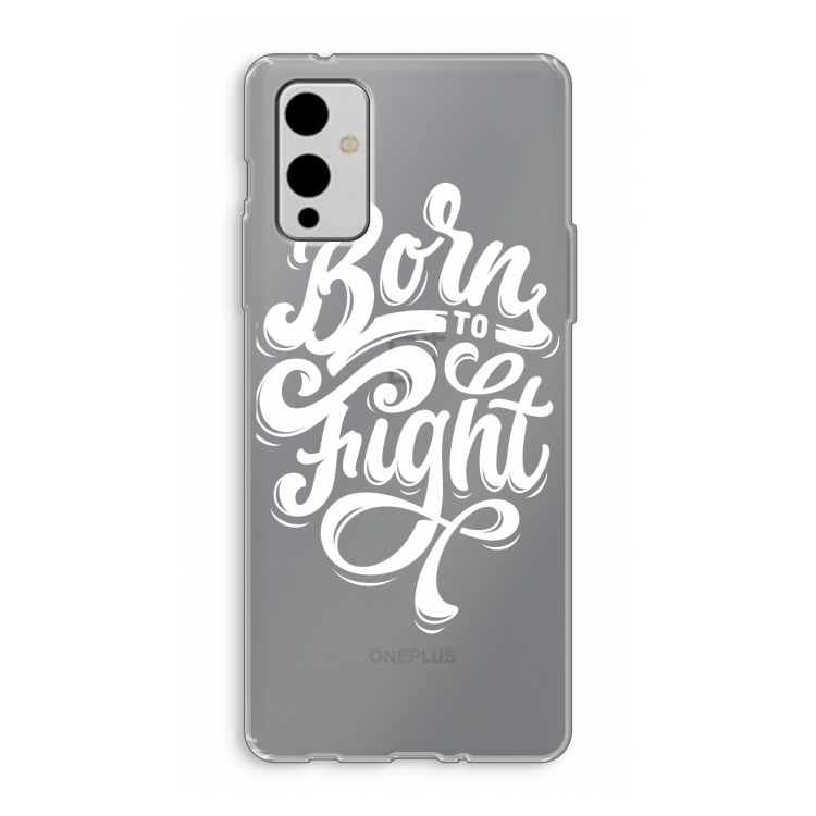 Born to Fight: OnePlus 9 Transparant Hoesje