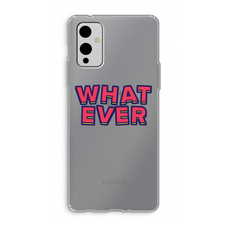 Whatever: OnePlus 9 Transparant Hoesje