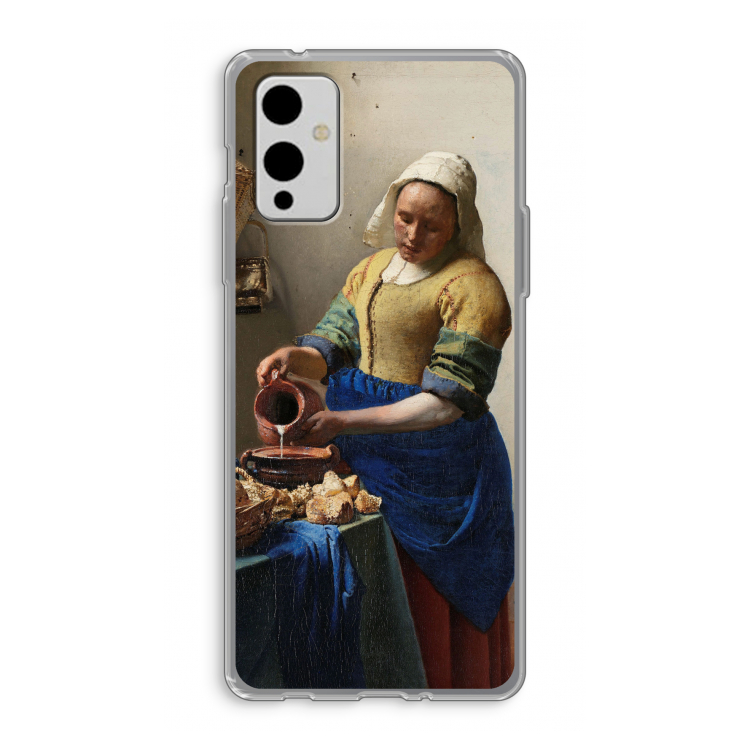 The Milkmaid: OnePlus 9 Transparant Hoesje