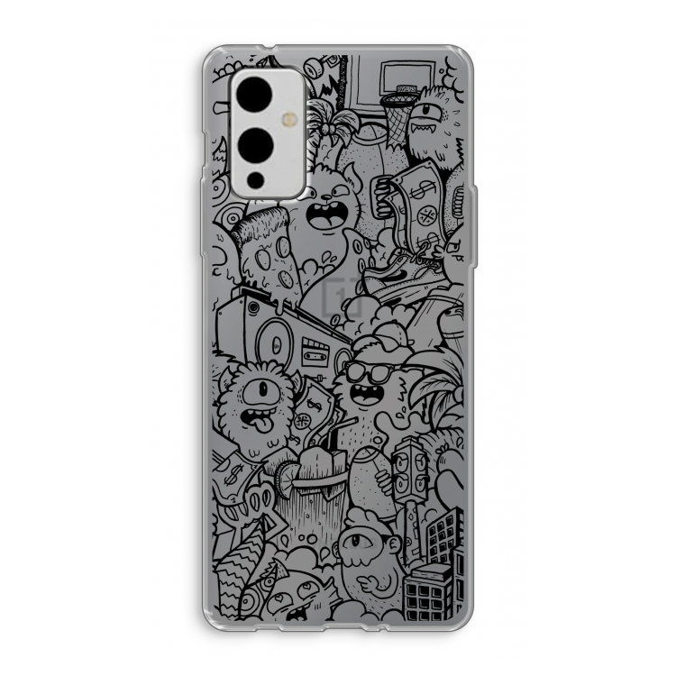 Vexx Black City : OnePlus 9 Transparant Hoesje