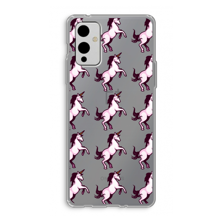 Musketon Unicorn: OnePlus 9 Transparant Hoesje