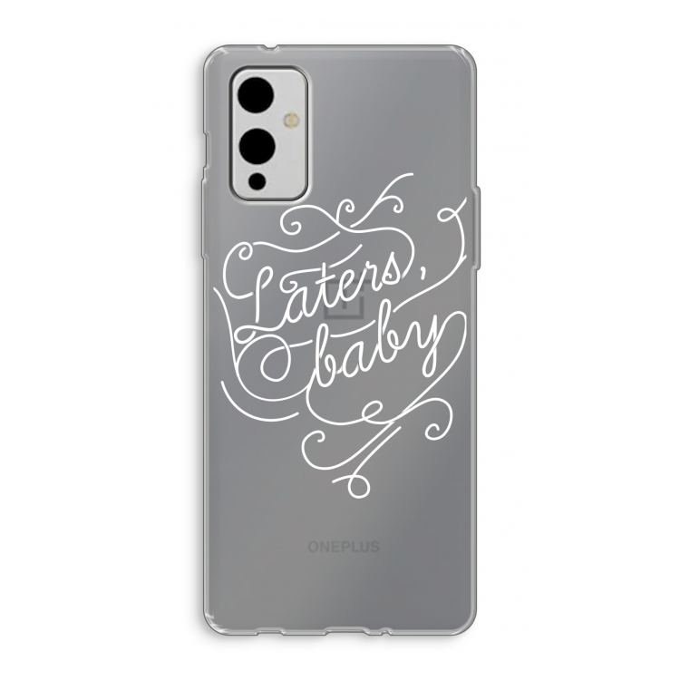Laters, baby: OnePlus 9 Transparant Hoesje