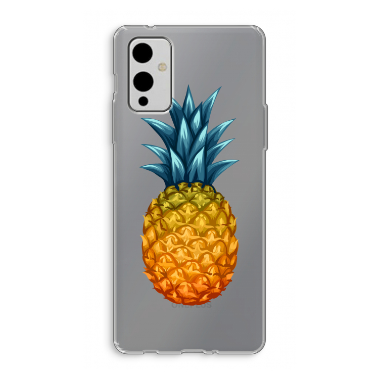 Grote ananas: OnePlus 9 Transparant Hoesje