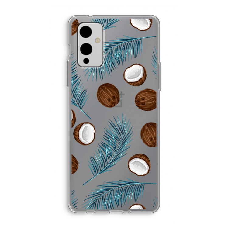 Kokosnoot roze: OnePlus 9 Transparant Hoesje