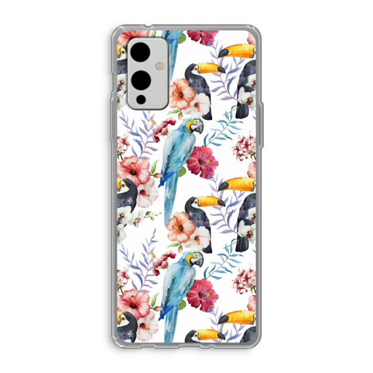 Bloemen tukan: OnePlus 9 Transparant Hoesje