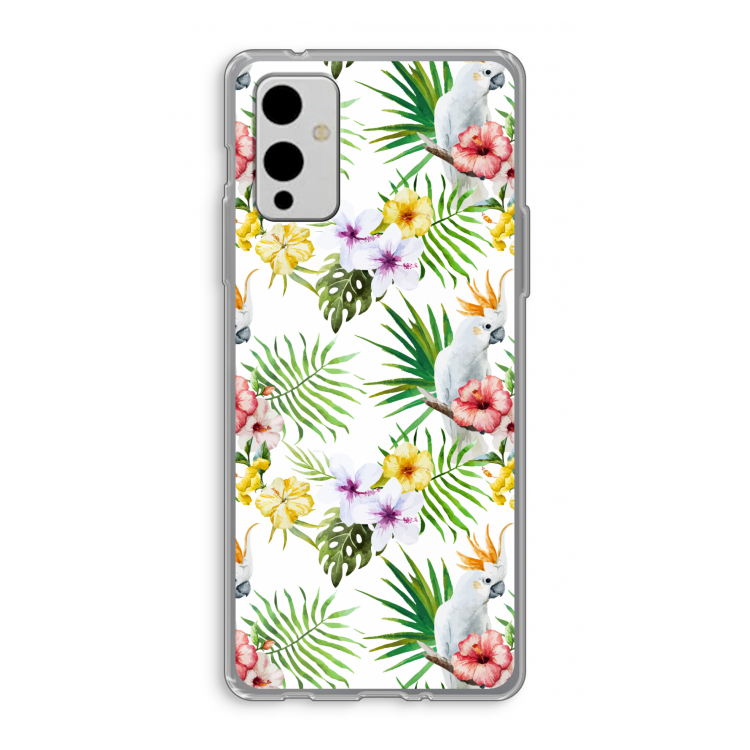 Gele kuif: OnePlus 9 Transparant Hoesje