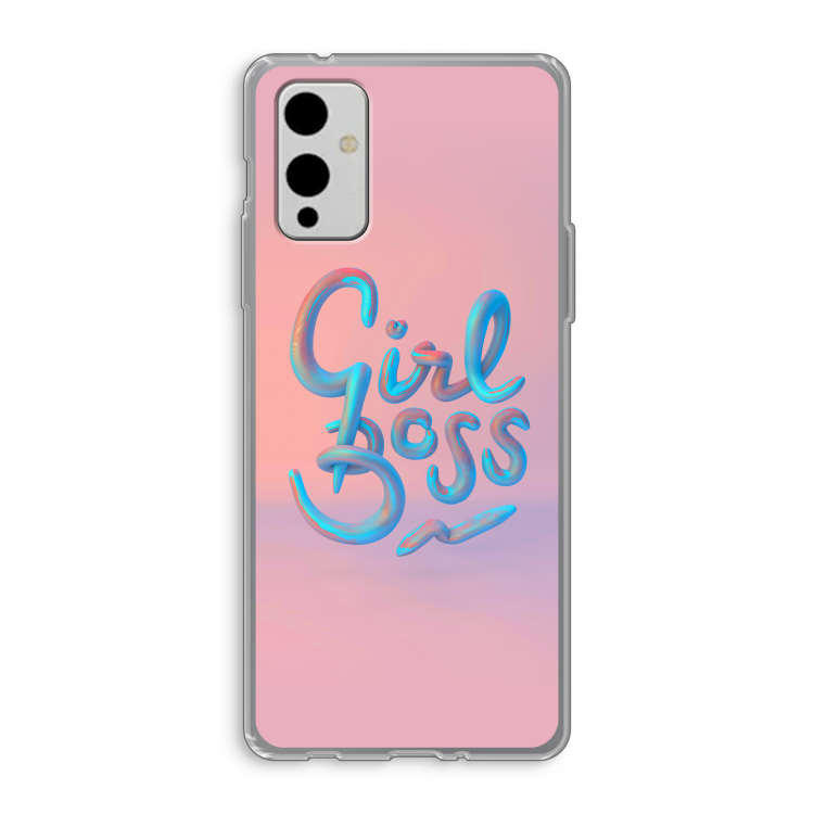 Girl boss: OnePlus 9 Transparant Hoesje