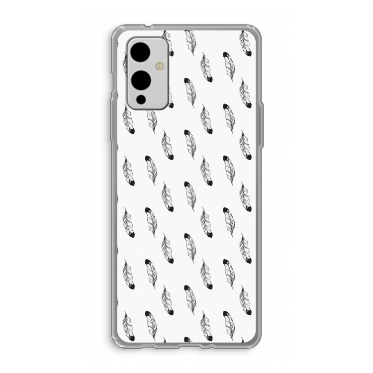 Pluimen: OnePlus 9 Transparant Hoesje