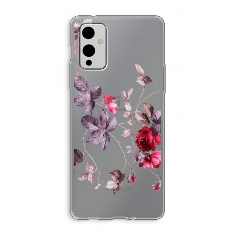 Mooie bloemen: OnePlus 9 Transparant Hoesje