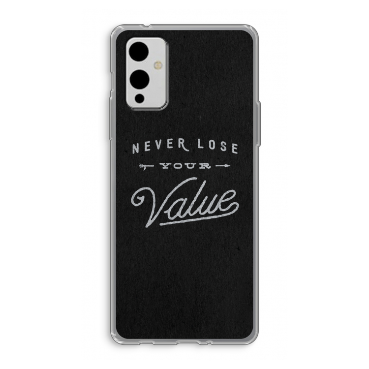 Never lose your value: OnePlus 9 Transparant Hoesje