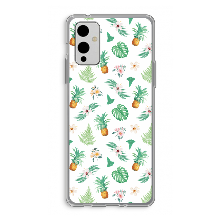 Ananas bladeren: OnePlus 9 Transparant Hoesje