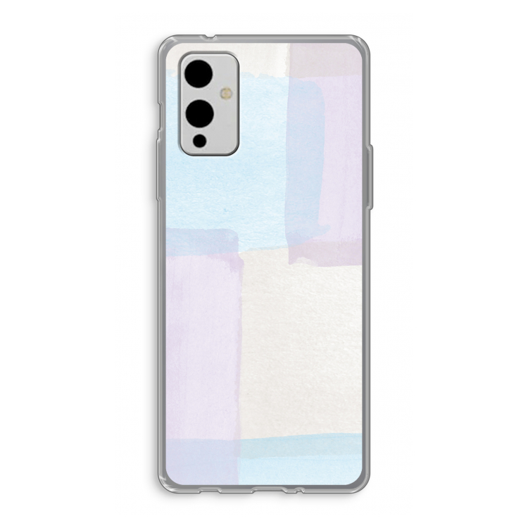 Square pastel: OnePlus 9 Transparant Hoesje