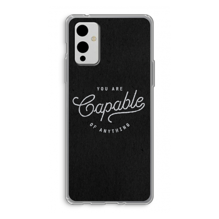 Capable: OnePlus 9 Transparant Hoesje