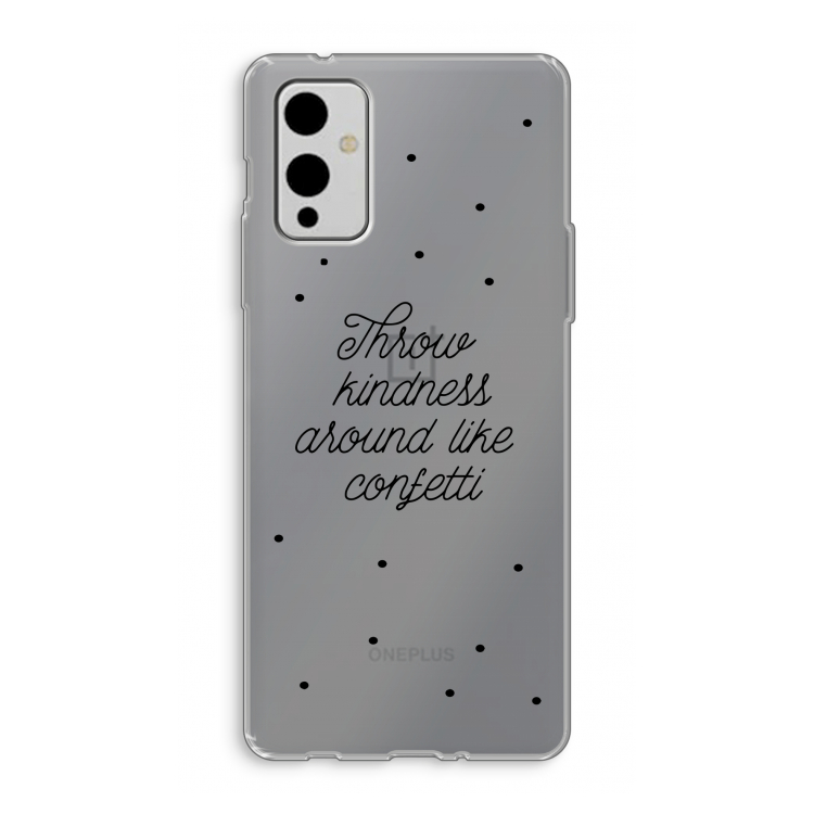 Confetti: OnePlus 9 Transparant Hoesje