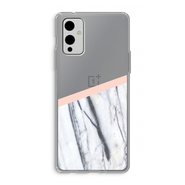 A touch of peach: OnePlus 9 Transparant Hoesje