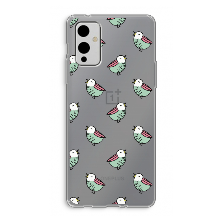 Vogeltjes: OnePlus 9 Transparant Hoesje