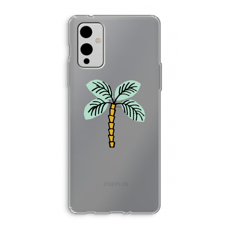 Palmboom: OnePlus 9 Transparant Hoesje