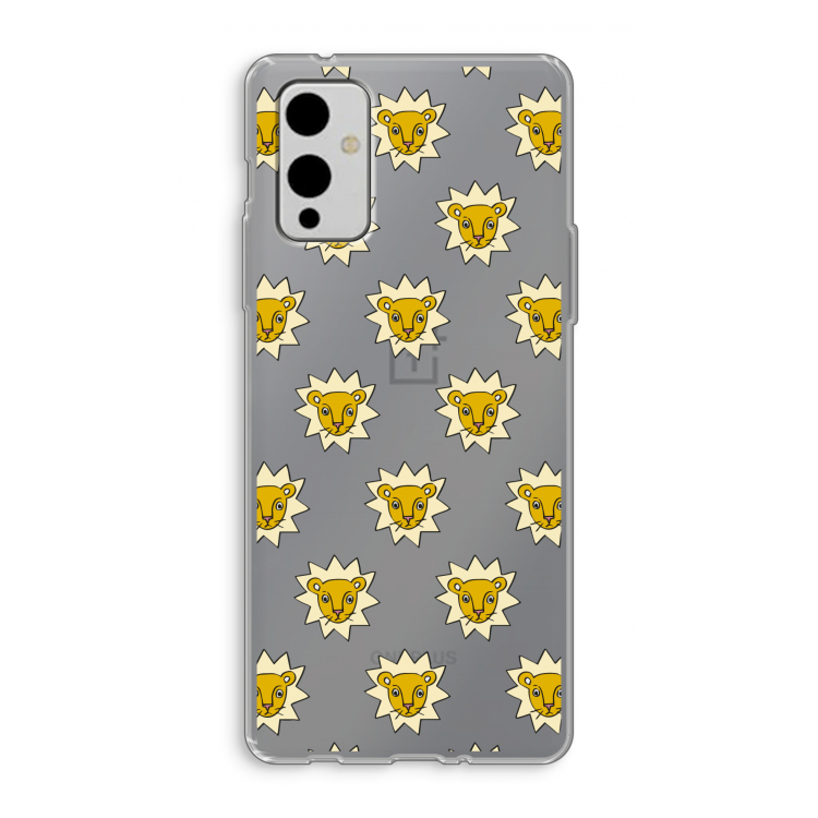 Leeuwenkoppen: OnePlus 9 Transparant Hoesje