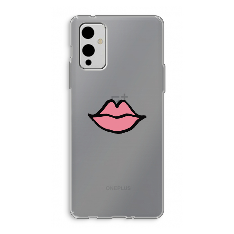 Kusje: OnePlus 9 Transparant Hoesje