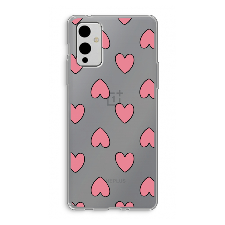 Ondersteboven verliefd: OnePlus 9 Transparant Hoesje