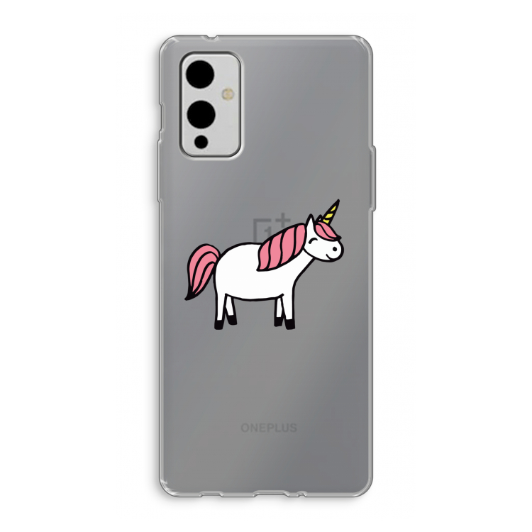 Eenhoorn: OnePlus 9 Transparant Hoesje