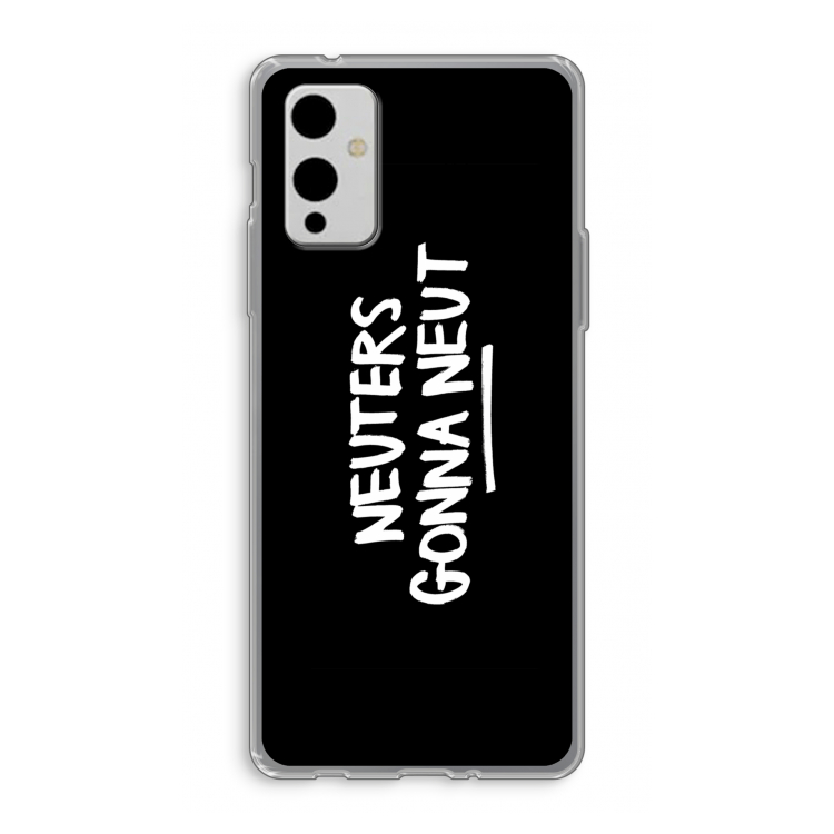 Neuters (zwart): OnePlus 9 Transparant Hoesje
