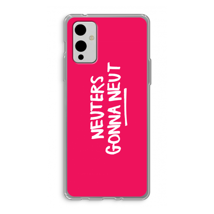 Neuters (roze): OnePlus 9 Transparant Hoesje