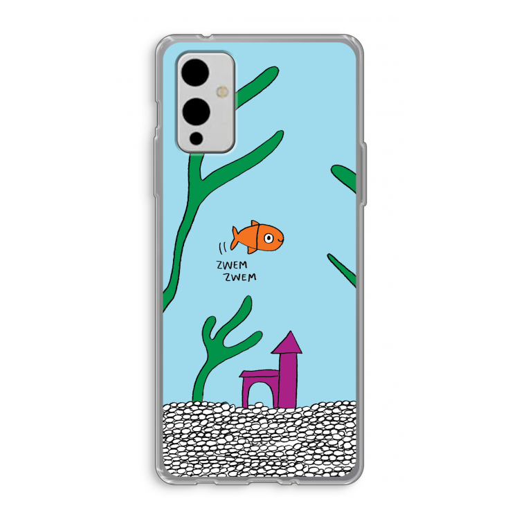 Aquarium: OnePlus 9 Transparant Hoesje