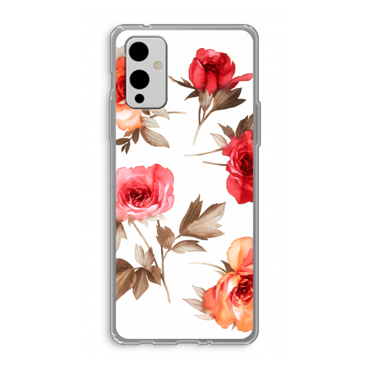 Roosjes: OnePlus 9 Transparant Hoesje