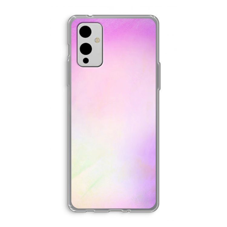 Flow mist pastel: OnePlus 9 Transparant Hoesje