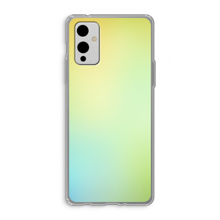 Minty mist pastel: OnePlus 9 Transparant Hoesje
