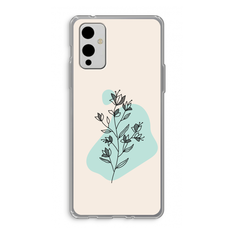 Violets are blue: OnePlus 9 Transparant Hoesje