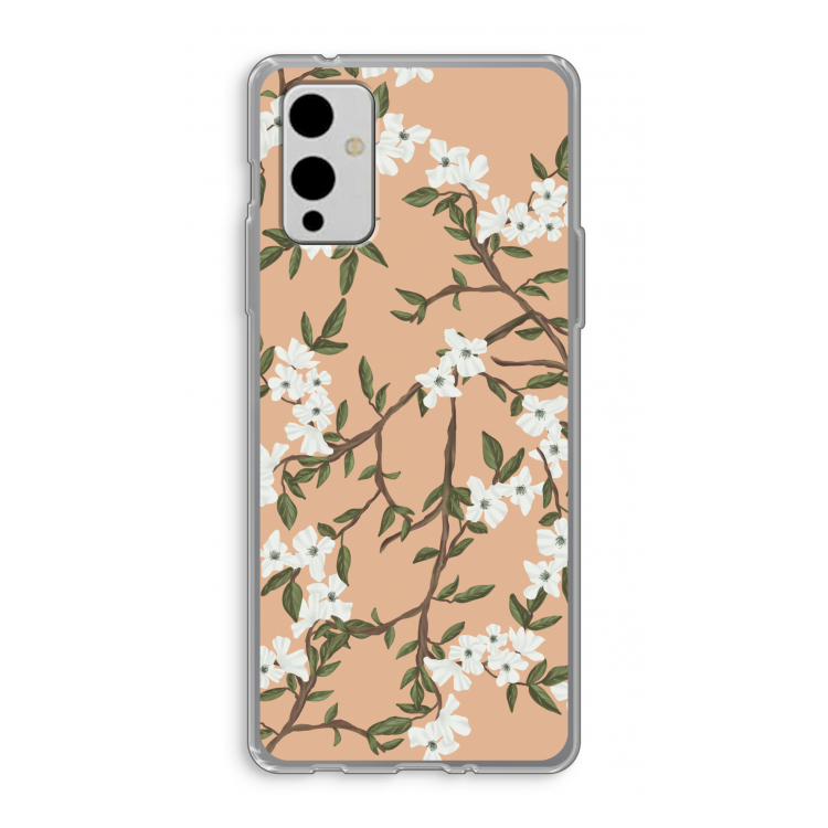 Blossoming spring: OnePlus 9 Transparant Hoesje