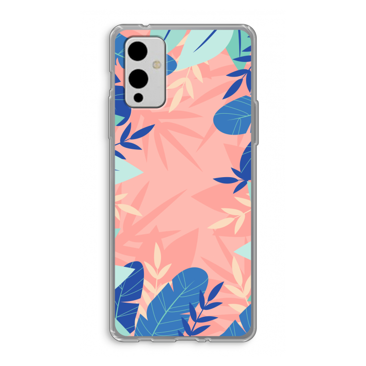 Tropisch: OnePlus 9 Transparant Hoesje