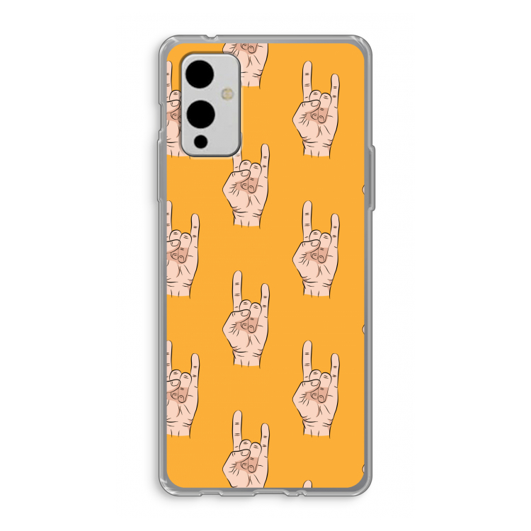 Rock: OnePlus 9 Transparant Hoesje