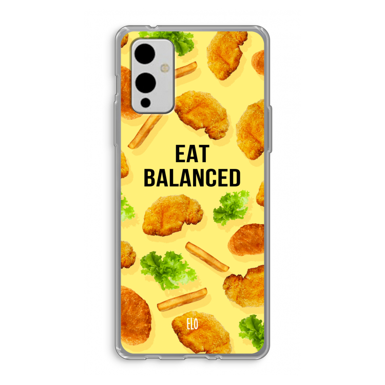 Eat Balanced: OnePlus 9 Transparant Hoesje